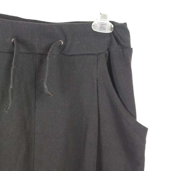 Mens L Black Cuffed Casual Jogger Sweatpants Street Outdoor Athleisure Zara - Picture 6 of 16